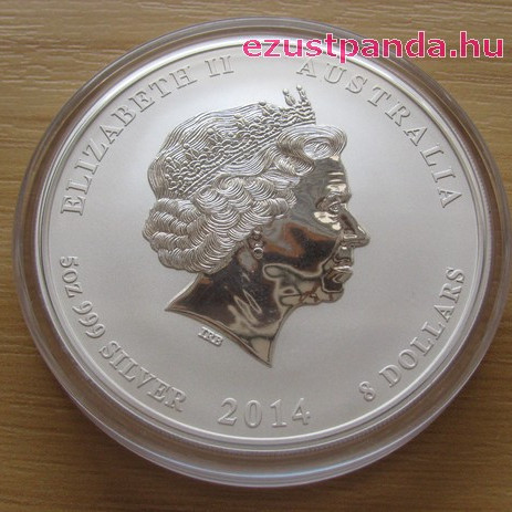 Lunar2 Ló éve 2014 5 uncia ezüst pénzérme Lunar2 Ló éve 2014 5 uncia ezüst pénzérme