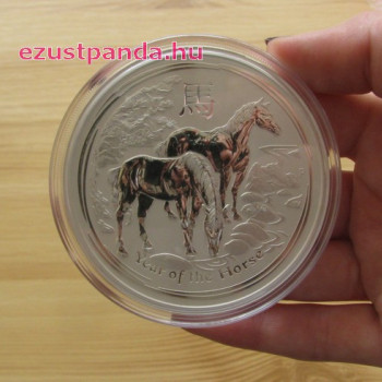 Lunar2 Ló éve 2014 5 uncia ezüst pénzérme