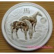 Lunar2 Ló éve 2014 Oroszlán verdejeles 1 uncia ezüst pénzérme
