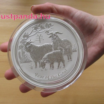 Lunar2 Kecske éve 2015 1 kilogramm ezüst pénzérme
