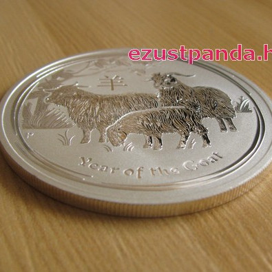 Lunar2 Kecske éve 2015 1 uncia ezüst pénzérme Lunar2 Kecske éve 2015 1 uncia ezüst pénzérme