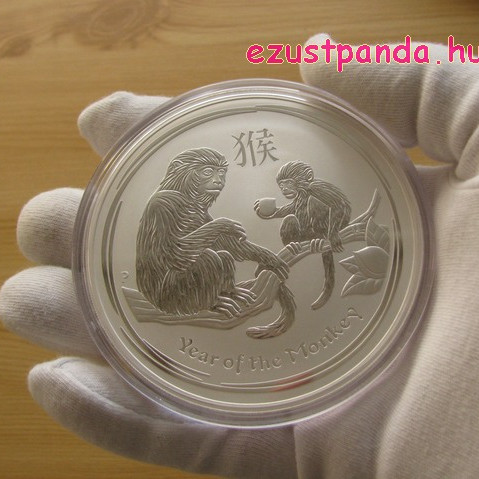 Lunar2 Majom éve 2016 10 uncia ezüst pénzérme Lunar2 Majom éve 2016 10 uncia ezüst pénzérme