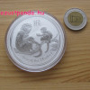 Lunar2 Majom éve 2016 2 uncia ezüst pénzérme Lunar2 Majom éve 2016 2 uncia ezüst pénzérme