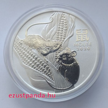 Lunar3 Egér éve 2020 1 uncia ezüst pénzérme
