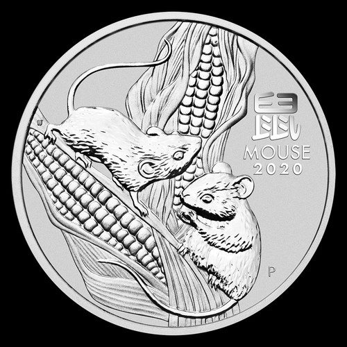 Lunar3 Egér éve 2020 1 kilogramm ezüst pénzérme