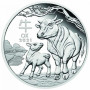 Lunar3 Bivaly éve 2021 1 uncia proof ezüst pénzérme