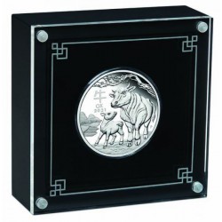 Lunar3 Bivaly éve 2021 1 uncia proof ezüst pénzérme