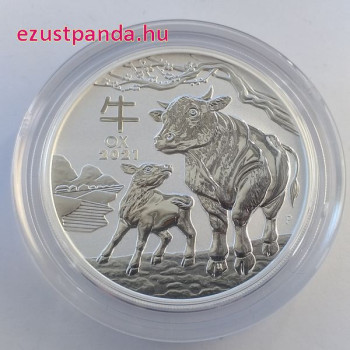 Lunar3 Bivaly éve 2021 2 uncia ezüst pénzérme