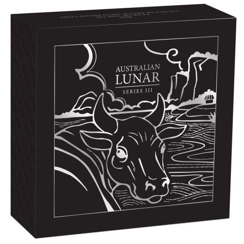 Lunar3 Bivaly éve 2021 1 uncia high relief ezüst pénzérme