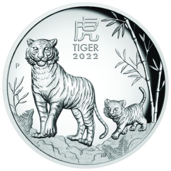 Lunar3 Tigris éve 2022 1 uncia high relief ezüst pénzérme