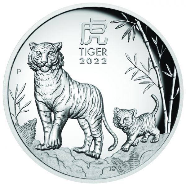 Lunar3 Tigris éve 2022 1 uncia high relief ezüst pénzérme