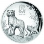 Lunar3 Tigris éve 2022 1 uncia high relief ezüst pénzérme