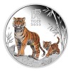 Lunar3 Tigris éve 2022 1 uncia színezett proof ezüst pénzérme Lunar3 Tigris éve 2022 1 uncia színezett proof ezüst pénzérme