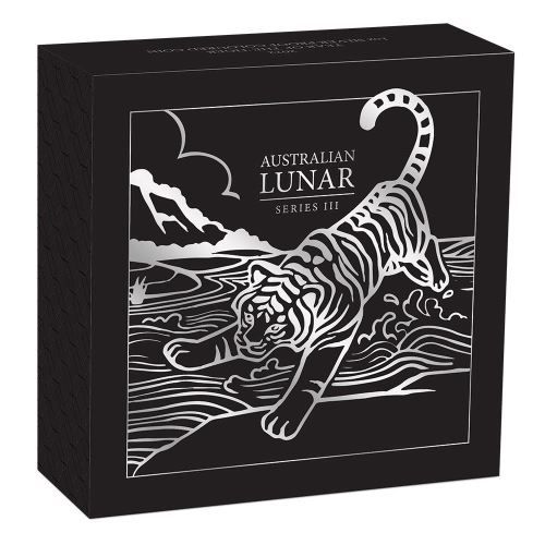 Lunar3 Tigris éve 2022 1 uncia proof ezüst pénzérme