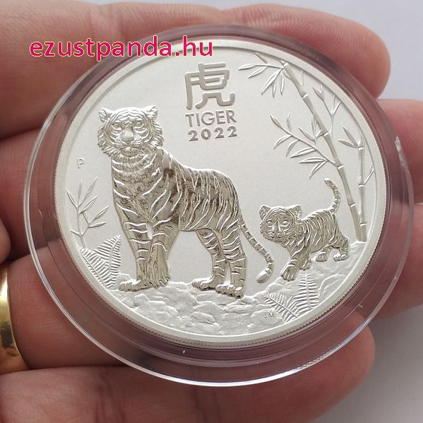 Lunar3 Tigris éve 2022 2 uncia ezüst pénzérme Lunar3 Tigris éve 2022 2 uncia ezüst pénzérme