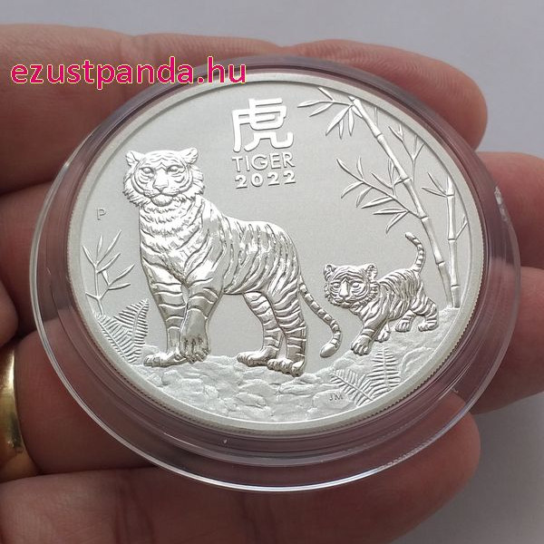 Lunar3 Tigris éve 2022 2 uncia ezüst pénzérme Lunar3 Tigris éve 2022 2 uncia ezüst pénzérme