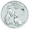 Lunar3 Nyúl éve 2023 2 uncia ezüst pénzérme Lunar3 Nyúl éve 2023 2 uncia ezüst pénzérme