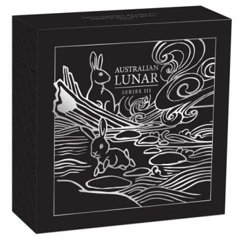 Lunar3 Nyúl éve 2023 1 uncia proof ezüst pénzérme