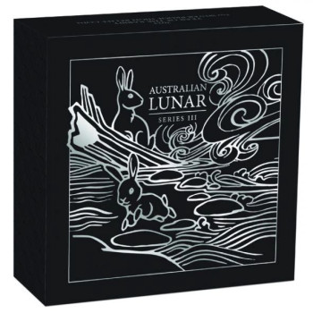 Lunar3 Nyúl éve 2023 1 uncia high relief ezüst pénzérme