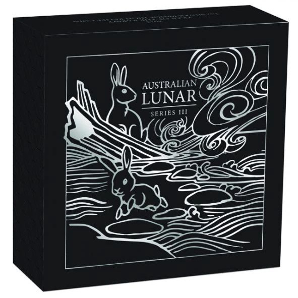 Lunar3 Nyúl éve 2023 1 uncia high relief ezüst pénzérme Lunar3 Nyúl éve 2023 1 uncia high relief ezüst pénzérme