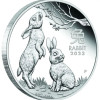 Lunar3 Nyúl éve 2023 1 uncia proof ezüst pénzérme
