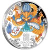 Lunar3 Sárkány éve 2024 3x1 uncia ezüst érmeszett ("Dragon Trio")
