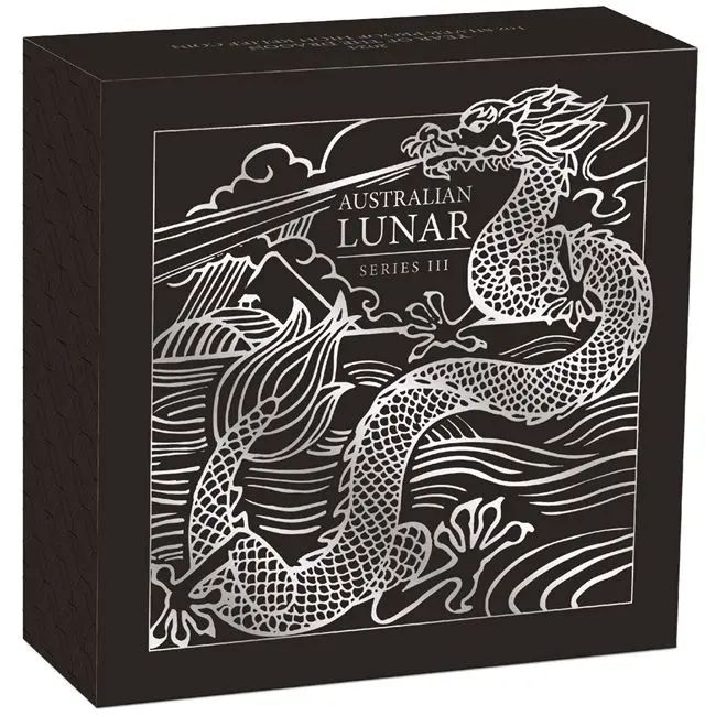 Lunar3 Sárkány éve 2024 5 uncia high relief ezüst pénzérme - CSAK 388 PÉLDÁNYBAN! Lunar3 Sárkány éve 2024 5 uncia high relief ezüst pénzérme - CSAK 388 PÉLDÁNYBAN!