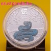 Lunar3 Kígyó éve 2025 1/2 uncia színes ezüst pénzérme
