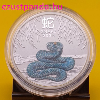 Lunar3 Kígyó éve 2025 1/2 uncia színes ezüst pénzérme