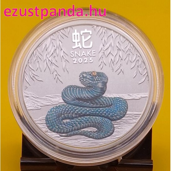 Lunar3 Kígyó éve 2025 1/2 uncia színes ezüst pénzérme