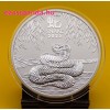 Lunar3 Kígyó éve 2025 1 uncia ezüst pénzérme