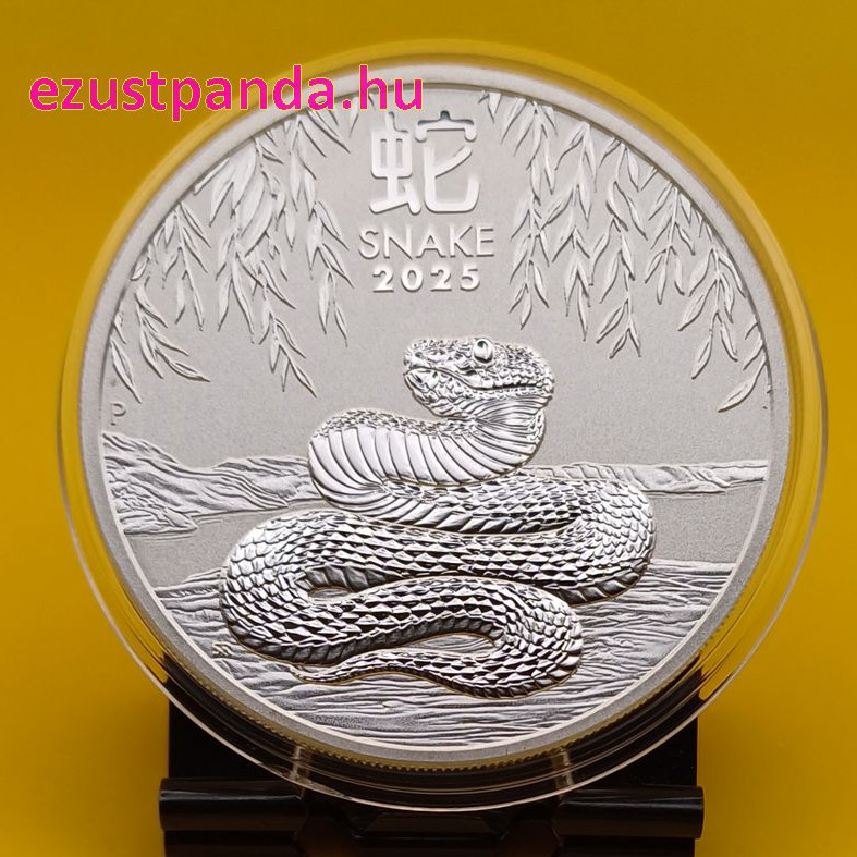 Lunar3 Kígyó éve 2025 1 uncia ezüst pénzérme