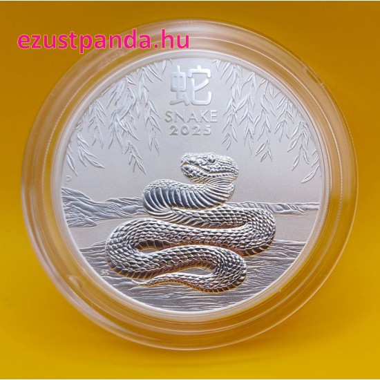 Lunar3 Kígyó éve 2025 2 uncia ezüst pénzérme