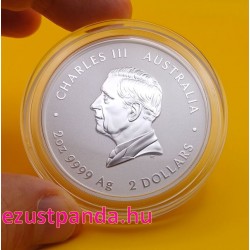 Lunar3 Kígyó éve 2025 2 uncia színes ezüst pénzérme