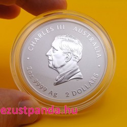 Lunar3 Kígyó éve 2025 2 uncia színes ezüst pénzérme