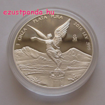 Libertad 2018 mexikói 1 uncia proof ezüst pénzérme