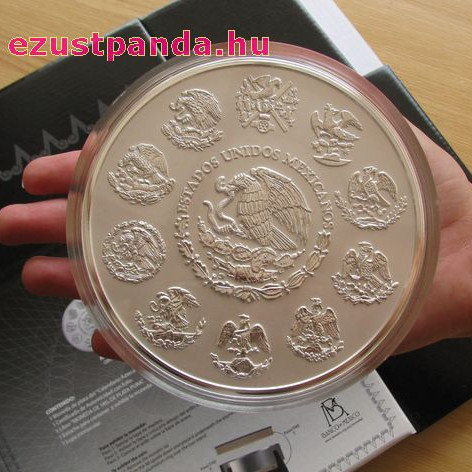 Azték naptár / Aztec Calendar 2016 1 kg proof ezüst pénzérme Mexikó