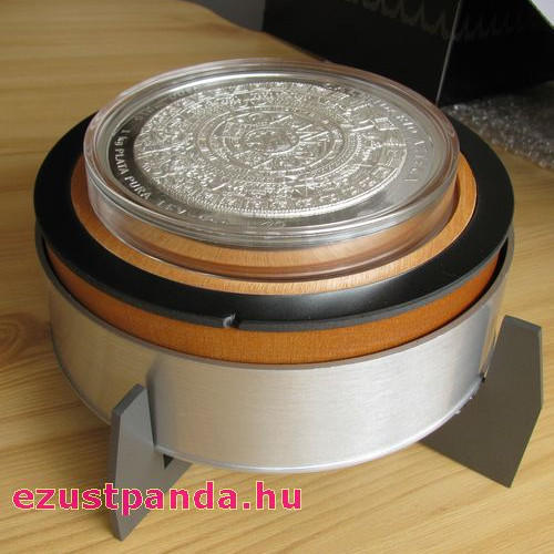 Azték naptár / Aztec Calendar 2016 1 kg proof ezüst pénzérme Mexikó