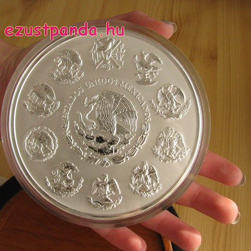 Azték naptár / Aztec Calendar 2015 1 kg proof ezüst pénzérme Mexikó