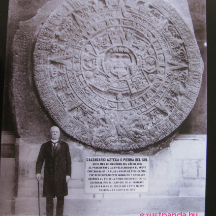 Azték naptár / Aztec Calendar 2015 1 kg proof ezüst pénzérme Mexikó