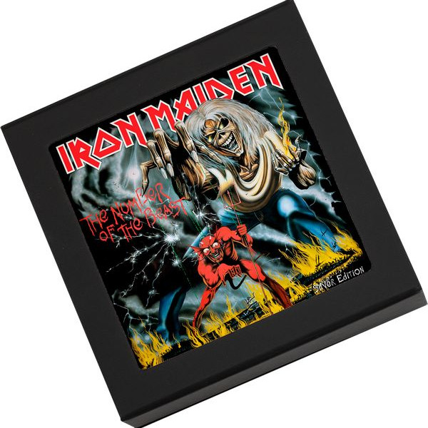 Iron Maiden 2022 1 uncia Cook-szk obszidián-fekete ezüst pénzérme - CSAK 1982 példányban! Iron Maiden 2022 1 uncia Cook-szk obszidián-fekete ezüst pénzérme - CSAK 1982 példányban!