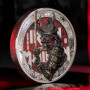 Iron Maiden Senjutsu 2022 2 uncia Cook-szk obszidián-fekete ezüst pénzérme - CSAK 999 példányban!