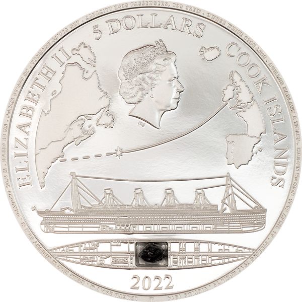 A Titanic 2022 - Cook-szk 1 uncia ultra-high-relief ezüst pénzérme A Titanic 2022 - Cook-szk 1 uncia ultra-high-relief ezüst pénzérme