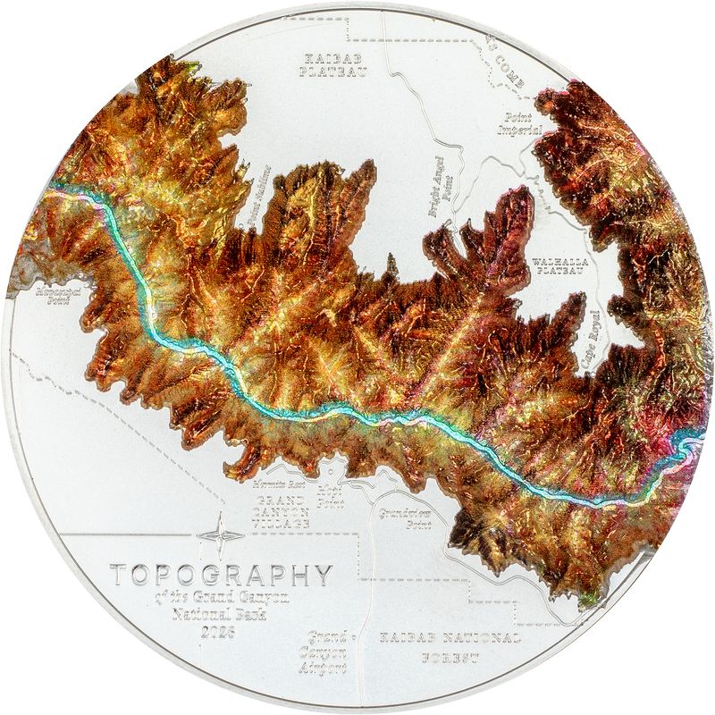 Grand Canyon 2023 - 5 uncia ezüst pénzérme - CSAK 777 PÉLDÁNY! Grand Canyon 2023 - 5 uncia ezüst pénzérme - CSAK 777 PÉLDÁNY!