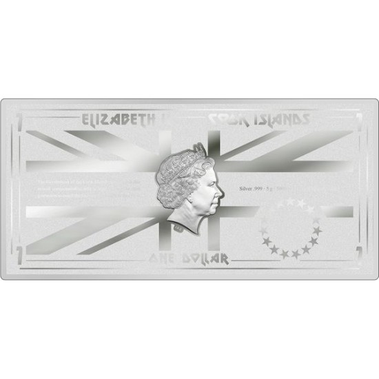 Iron Maiden - Piece of Mind 40. évforduló 1983-2023 Cook-szk 5g ezüst fólia érme Iron Maiden - Piece of Mind 40. évforduló 1983-2023 Cook-szk 5g ezüst fólia érme