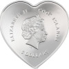 Brilliant Love ezüst szív 2022 Cook-szk proof ezüst pénzérme - CSAK 2022 példányban!