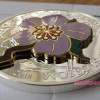 Cseresznyevirág 2012 proof ezüst pénzérme rekeszzománccal Cseresznyevirág 2012 proof ezüst pénzérme rekeszzománccal