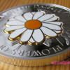 Százszorszép 2011 proof ezüst pénzérme rekeszzománccal