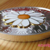 Százszorszép 2011 proof ezüst pénzérme rekeszzománccal