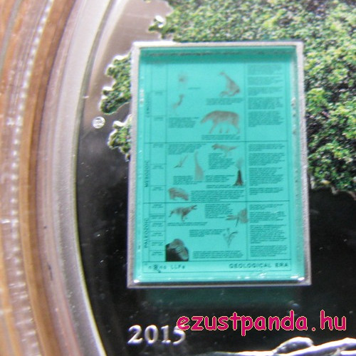 NANO Life - "Az élet evolúciója" 2015 proof ezüst pénzérme nano-chippel